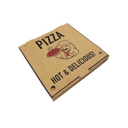Remcoda Pizza Boxes, 14 x 14 x 1.75, Kraft, 50PK 661631253328
